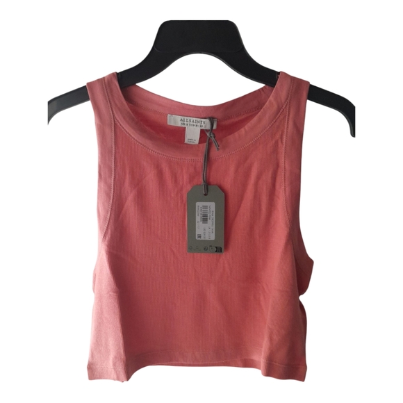 AllSaints Rina Stretch Cropped Tank Top - Picture 10 of 13